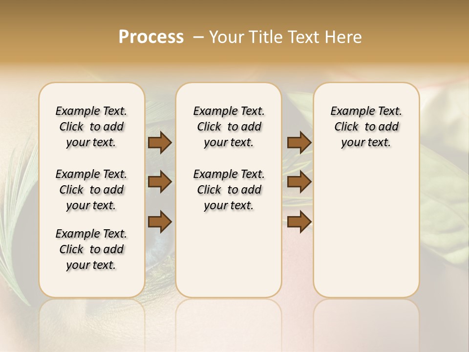 Eyeshadow Woman Close Up PowerPoint Template