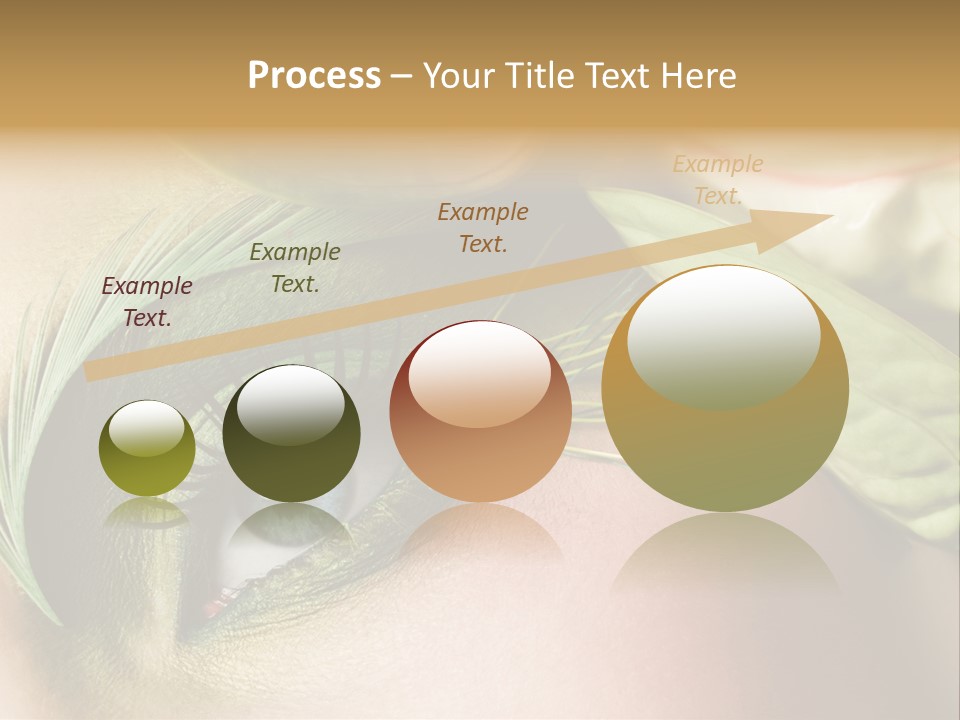 Eyeshadow Woman Close Up PowerPoint Template