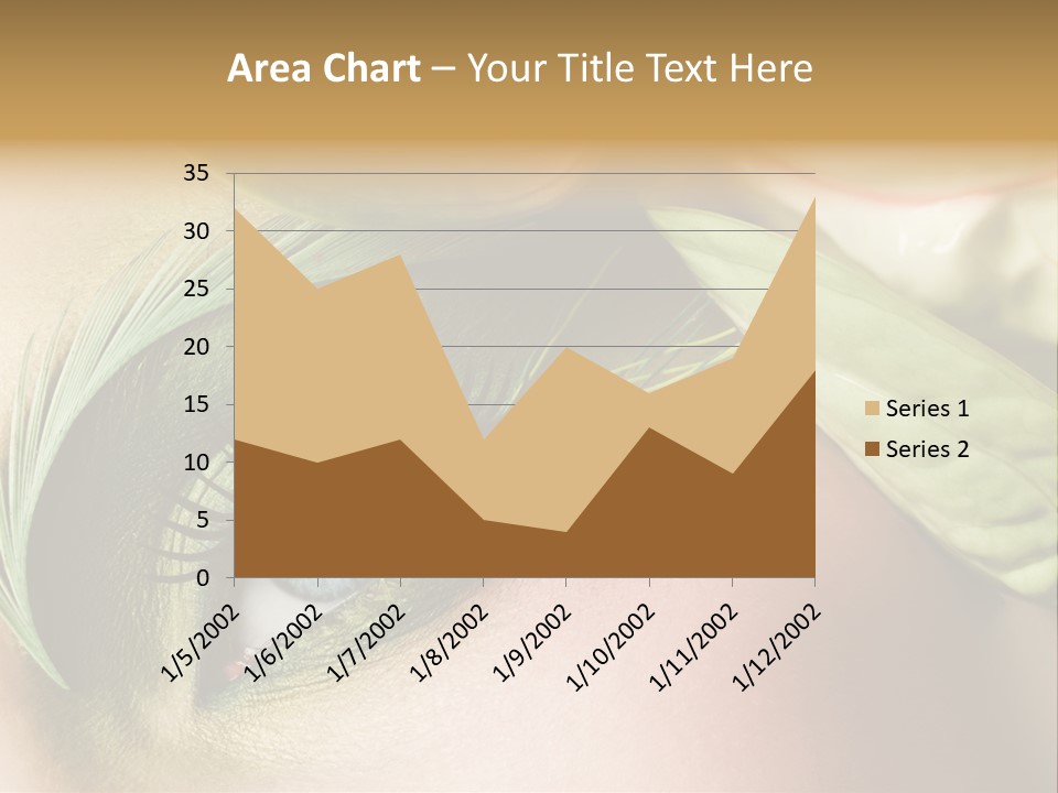 Eyeshadow Woman Close Up PowerPoint Template
