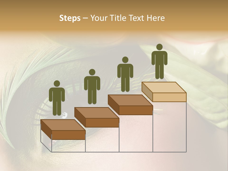 Eyeshadow Woman Close Up PowerPoint Template