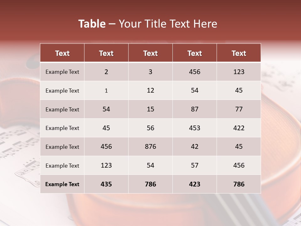 Page Music Correct PowerPoint Template