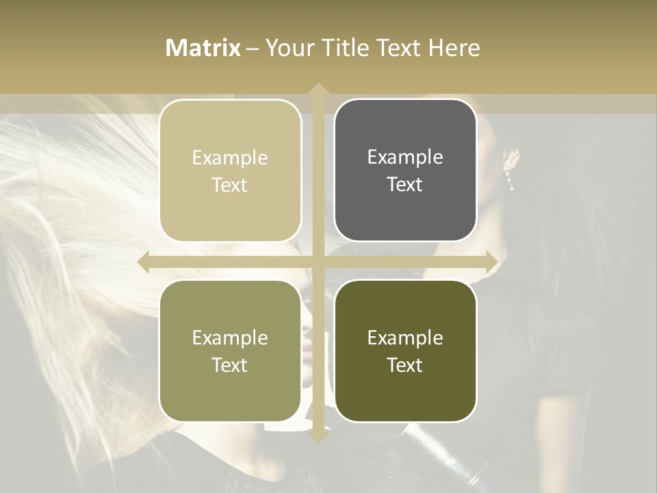 Adult Lady Customer PowerPoint Template