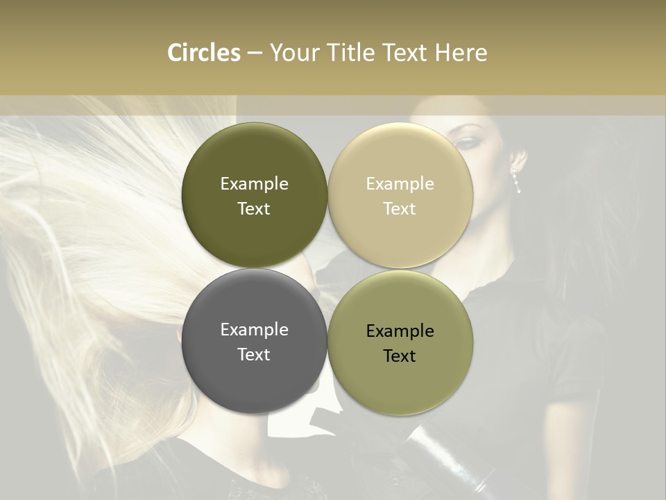 Adult Lady Customer PowerPoint Template