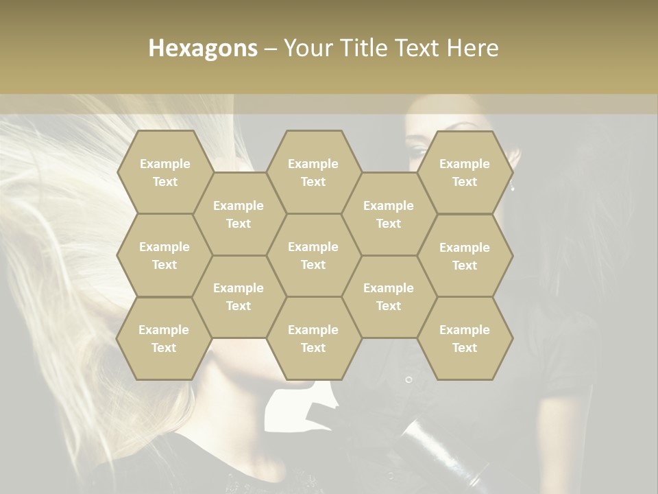 Adult Lady Customer PowerPoint Template