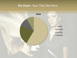 Adult Lady Customer PowerPoint Template