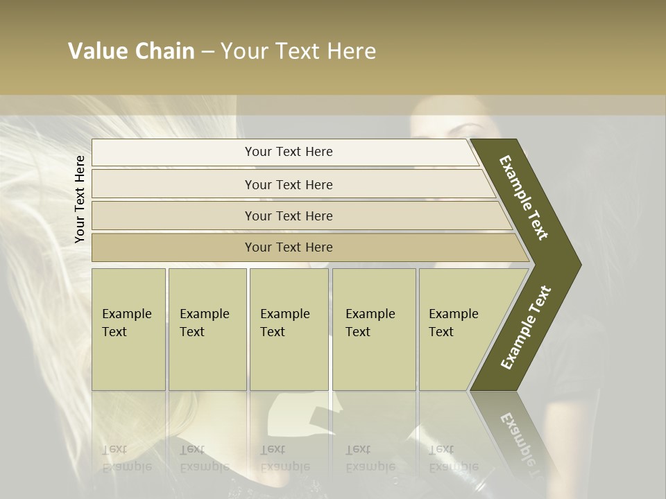 Adult Lady Customer PowerPoint Template