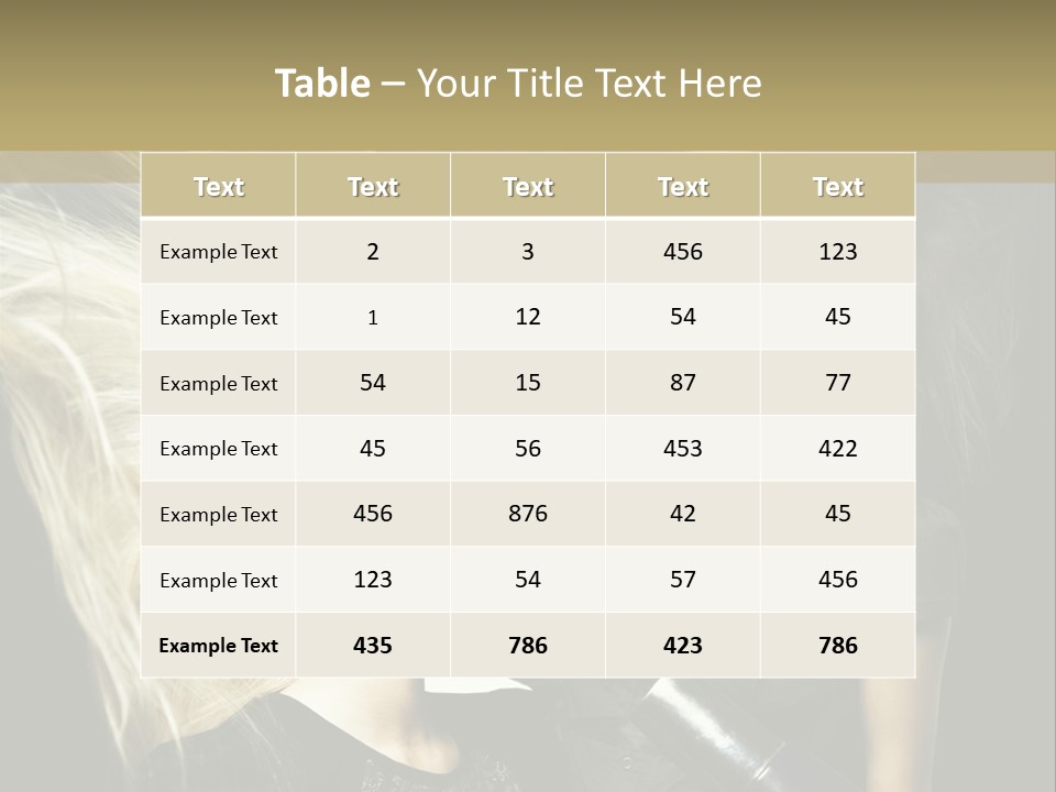 Adult Lady Customer PowerPoint Template