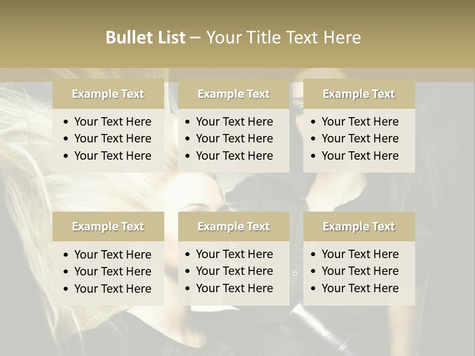 Adult Lady Customer PowerPoint Template