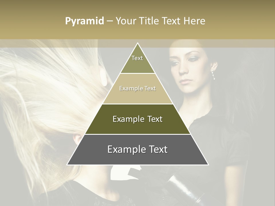 Adult Lady Customer PowerPoint Template