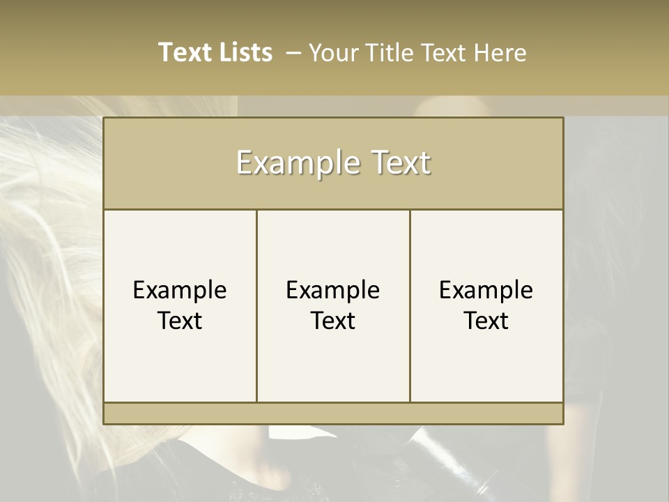 Adult Lady Customer PowerPoint Template