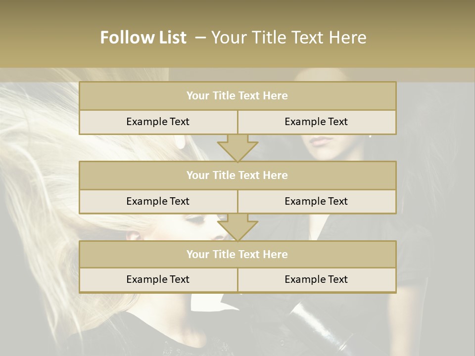 Adult Lady Customer PowerPoint Template