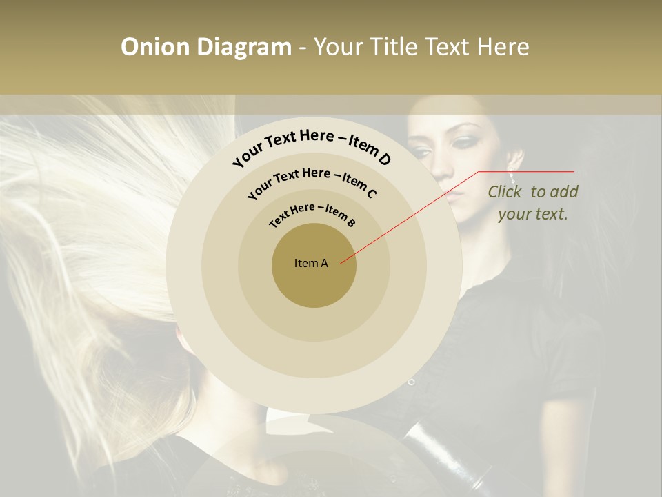 Adult Lady Customer PowerPoint Template