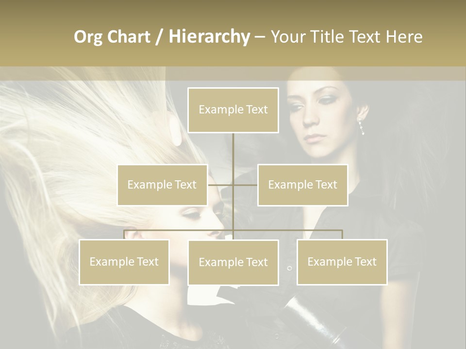 Adult Lady Customer PowerPoint Template