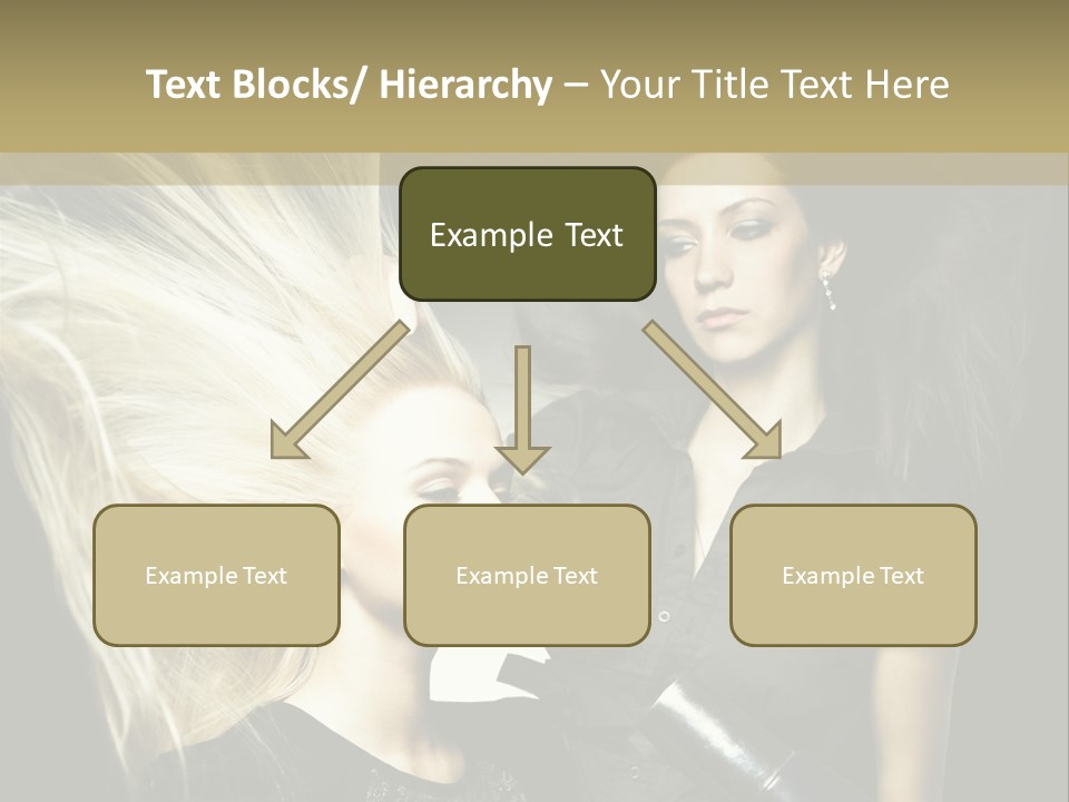 Adult Lady Customer PowerPoint Template