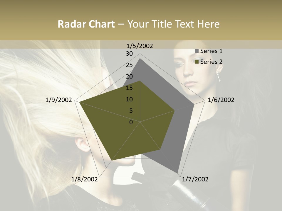 Adult Lady Customer PowerPoint Template