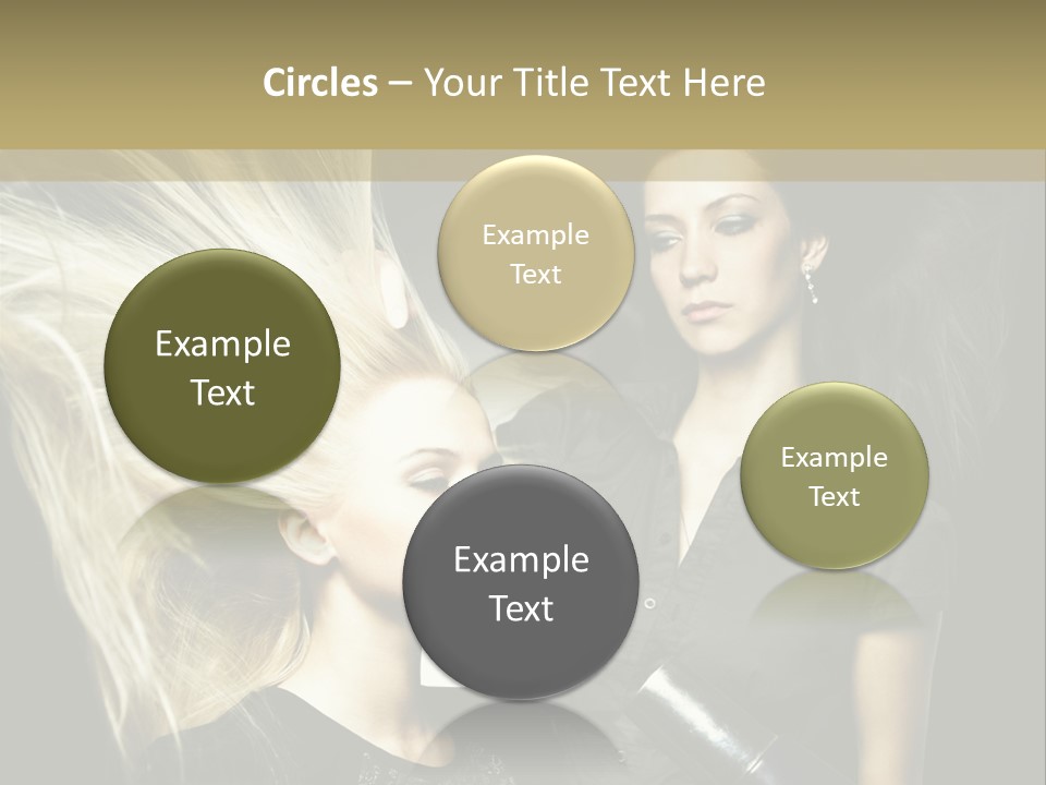 Adult Lady Customer PowerPoint Template