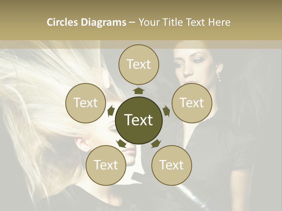 Adult Lady Customer PowerPoint Template