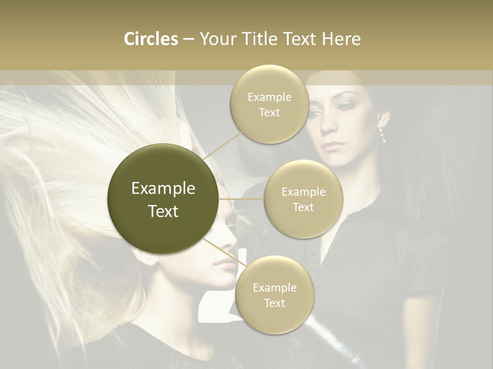 Adult Lady Customer PowerPoint Template