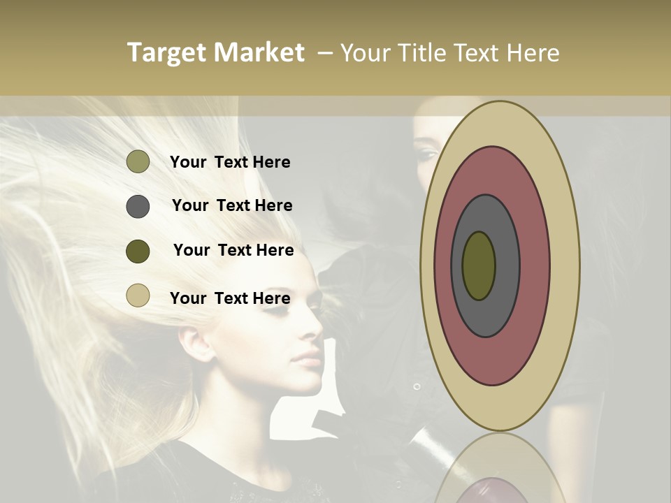 Adult Lady Customer PowerPoint Template