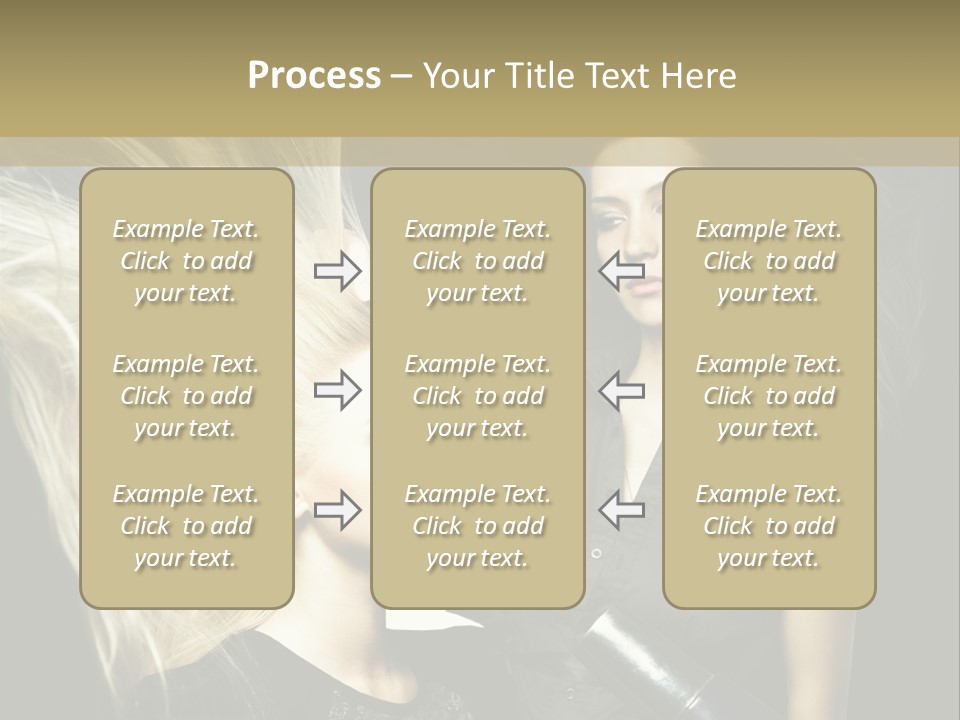 Adult Lady Customer PowerPoint Template