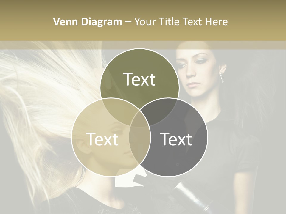 Adult Lady Customer PowerPoint Template