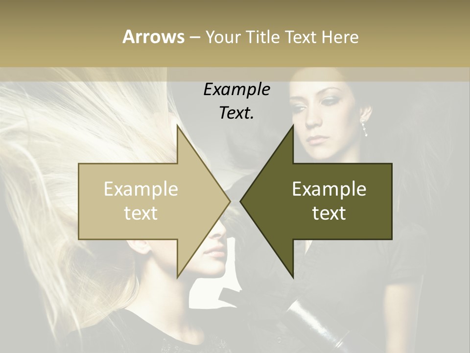 Adult Lady Customer PowerPoint Template