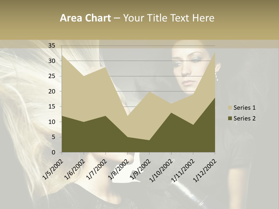 Adult Lady Customer PowerPoint Template