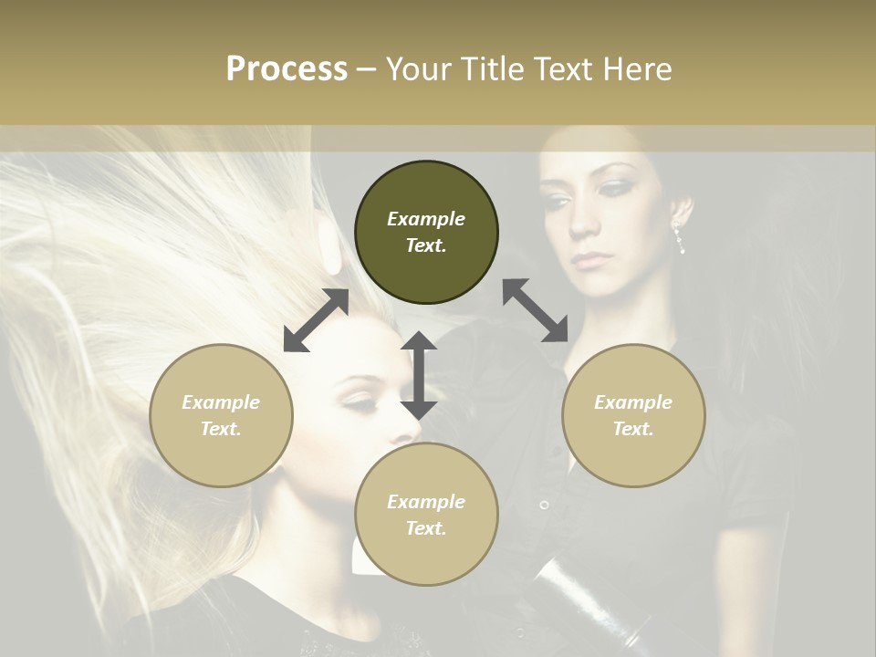 Adult Lady Customer PowerPoint Template