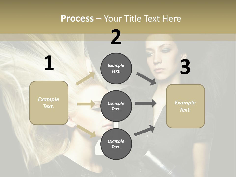 Adult Lady Customer PowerPoint Template