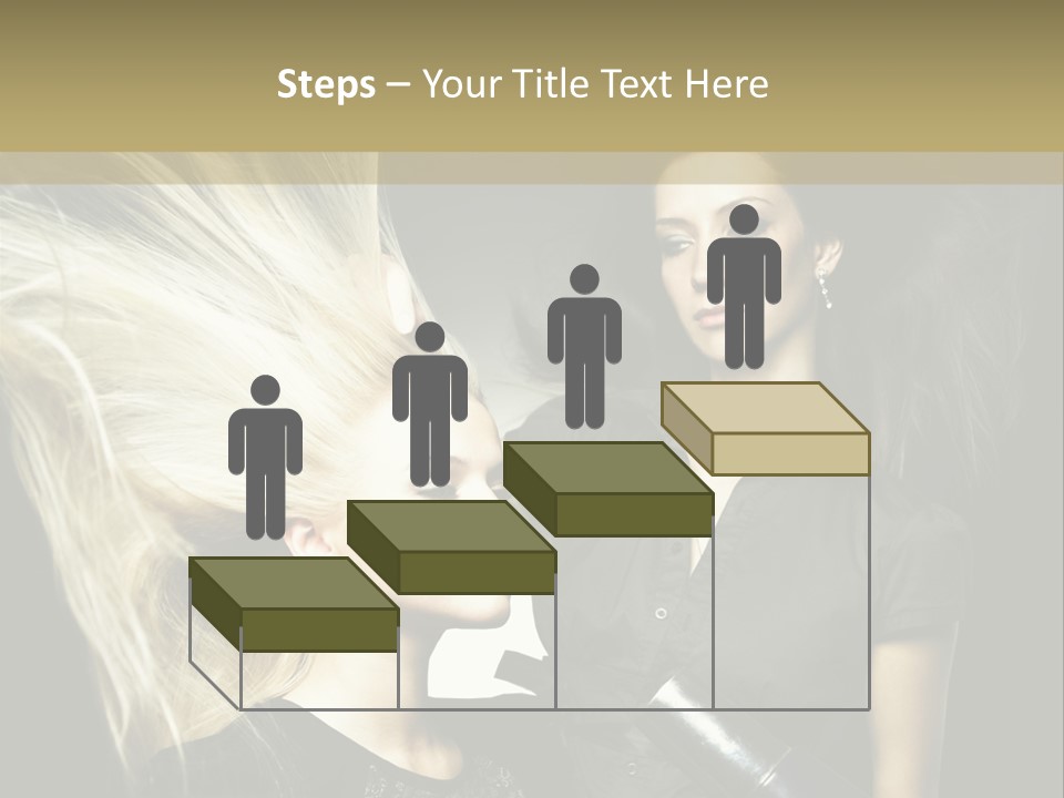 Adult Lady Customer PowerPoint Template