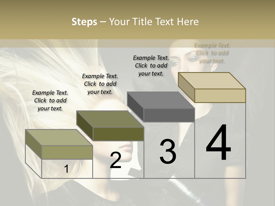 Adult Lady Customer PowerPoint Template