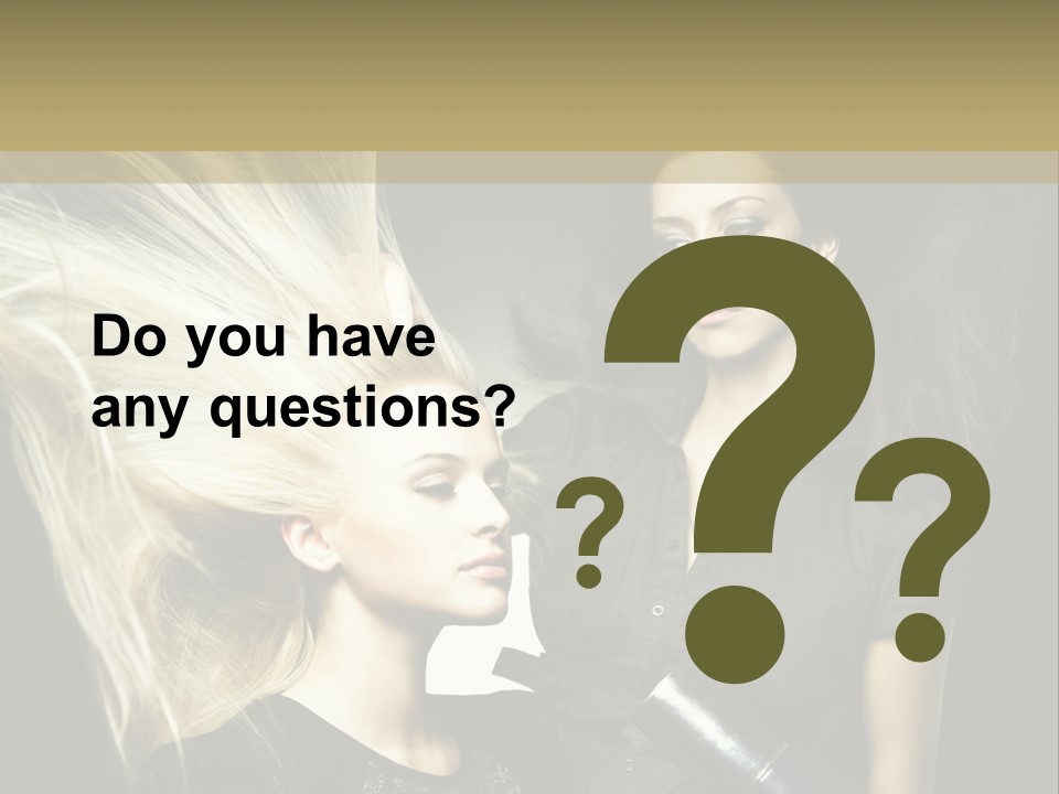 Adult Lady Customer PowerPoint Template