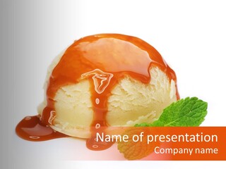 Sphere Delicious Vanilla PowerPoint Template