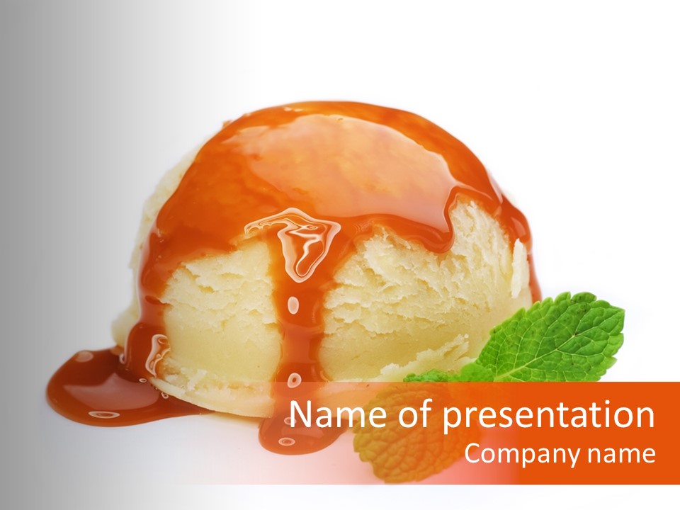 Sphere Delicious Vanilla PowerPoint Template