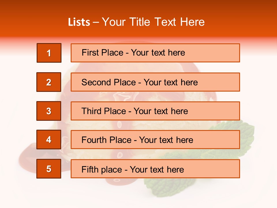 Sphere Delicious Vanilla PowerPoint Template