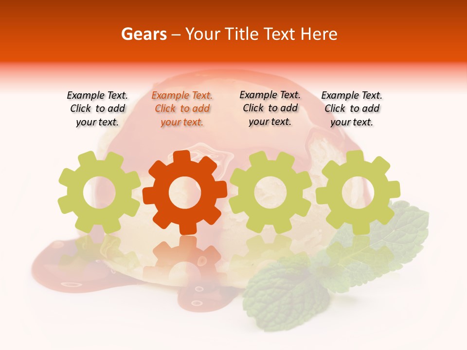 Sphere Delicious Vanilla PowerPoint Template