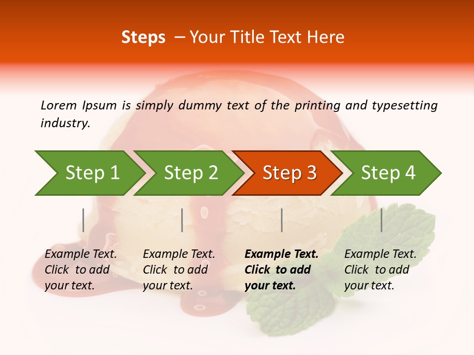 Sphere Delicious Vanilla PowerPoint Template