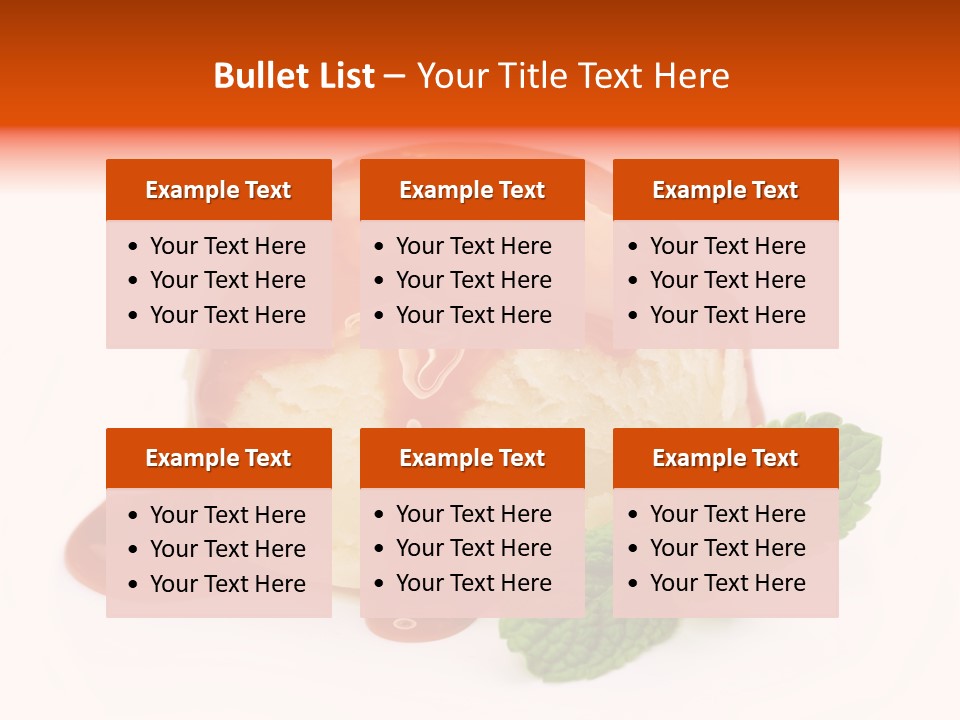 Sphere Delicious Vanilla PowerPoint Template