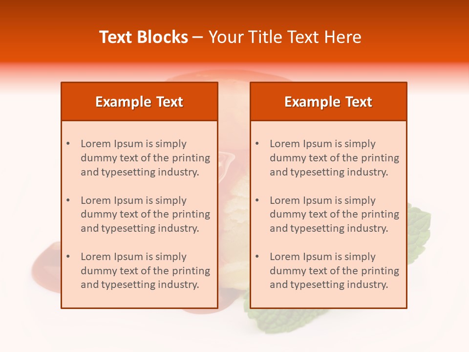 Sphere Delicious Vanilla PowerPoint Template