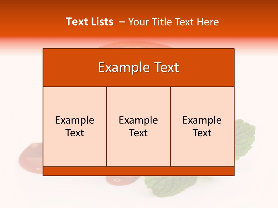 Sphere Delicious Vanilla PowerPoint Template