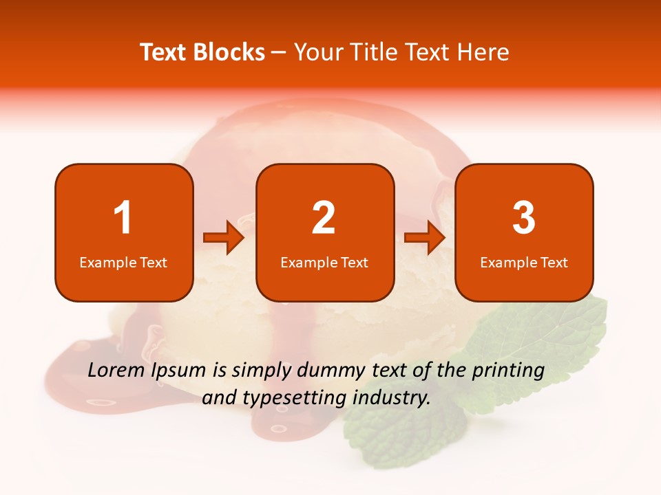 Sphere Delicious Vanilla PowerPoint Template