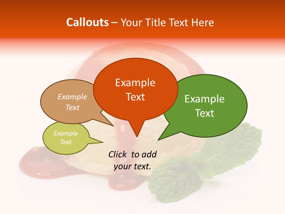 Sphere Delicious Vanilla PowerPoint Template