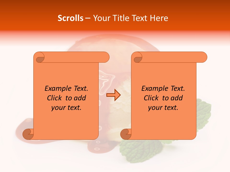 Sphere Delicious Vanilla PowerPoint Template
