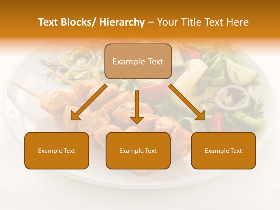 White Food Green PowerPoint Template