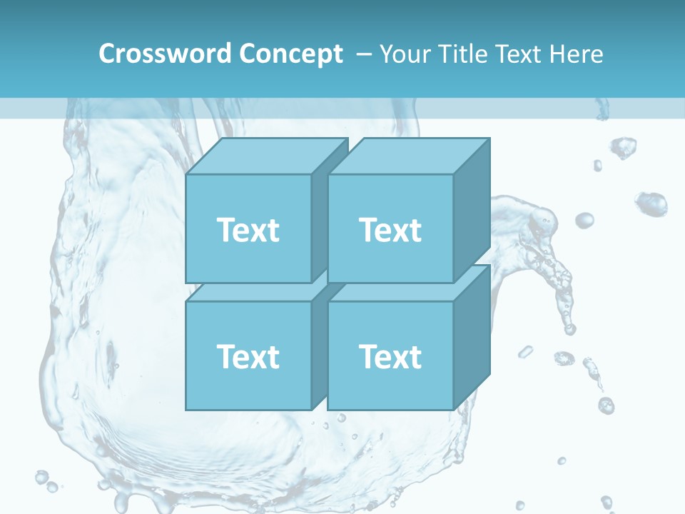 Abstract Clean Wet PowerPoint Template