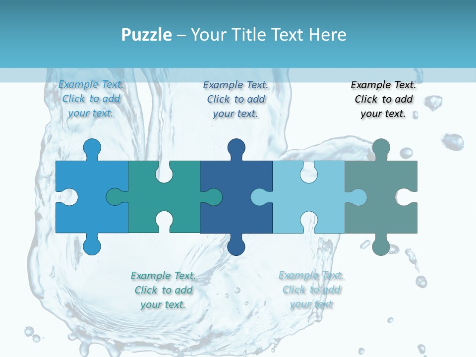 Abstract Clean Wet PowerPoint Template