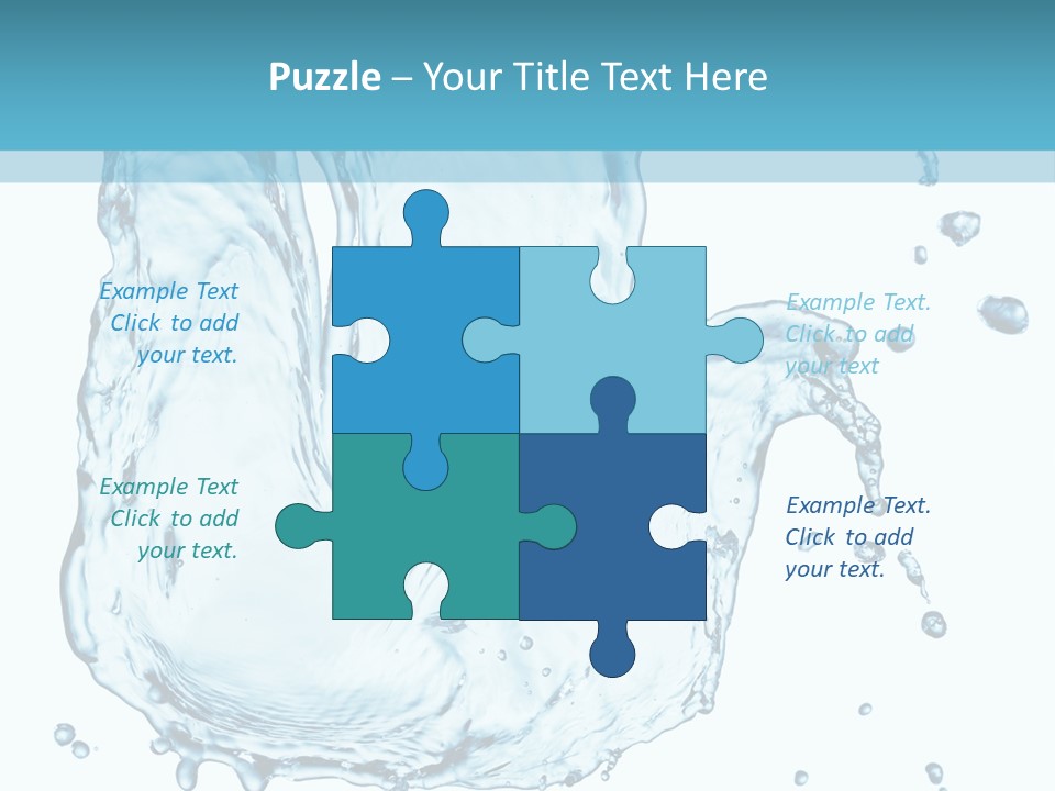 Abstract Clean Wet PowerPoint Template