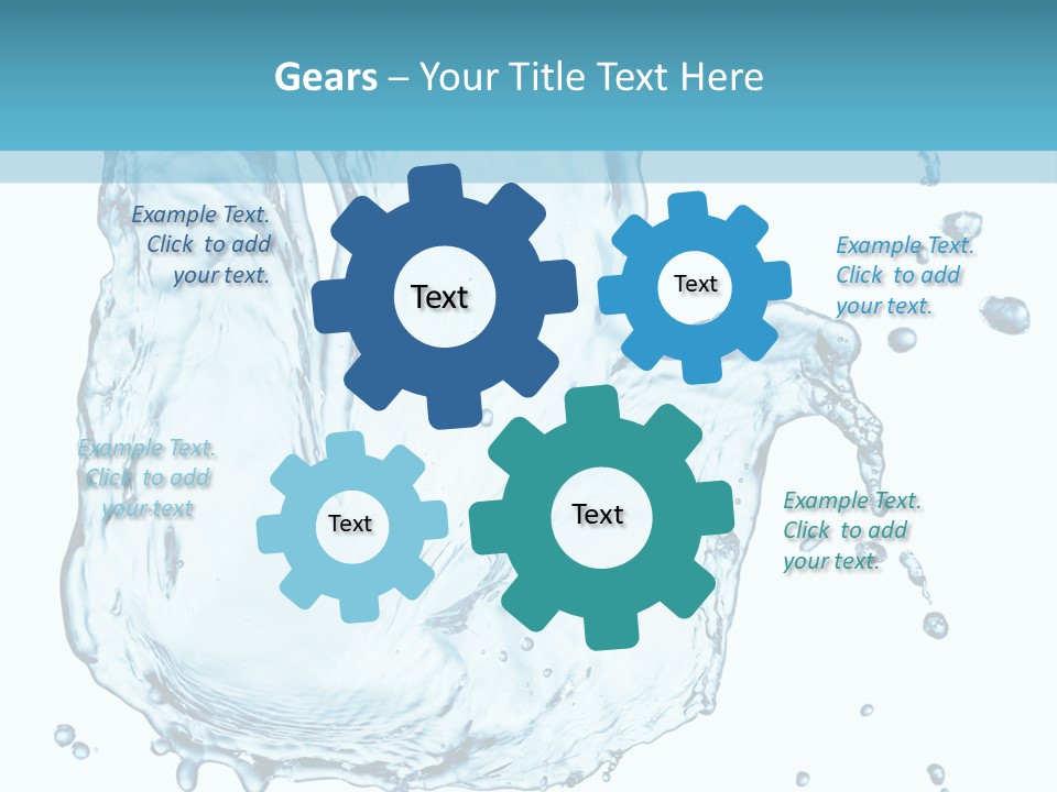 Abstract Clean Wet PowerPoint Template