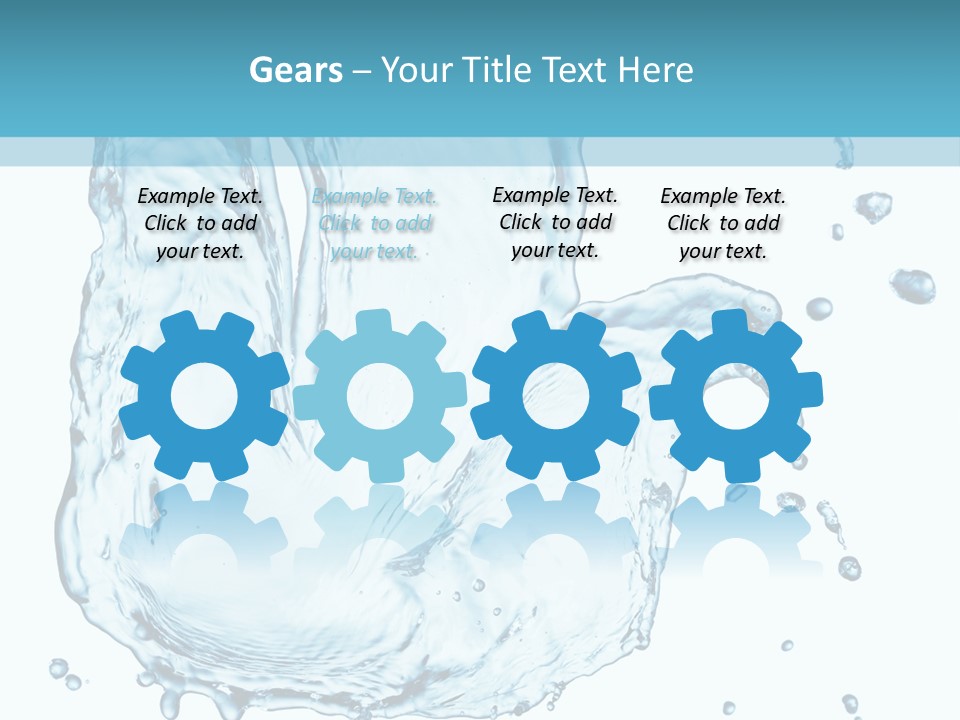 Abstract Clean Wet PowerPoint Template