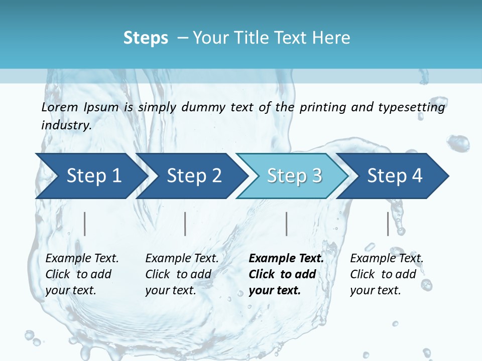 Abstract Clean Wet PowerPoint Template